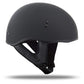 GMax GM45 Naked Matte Black Half Helmet