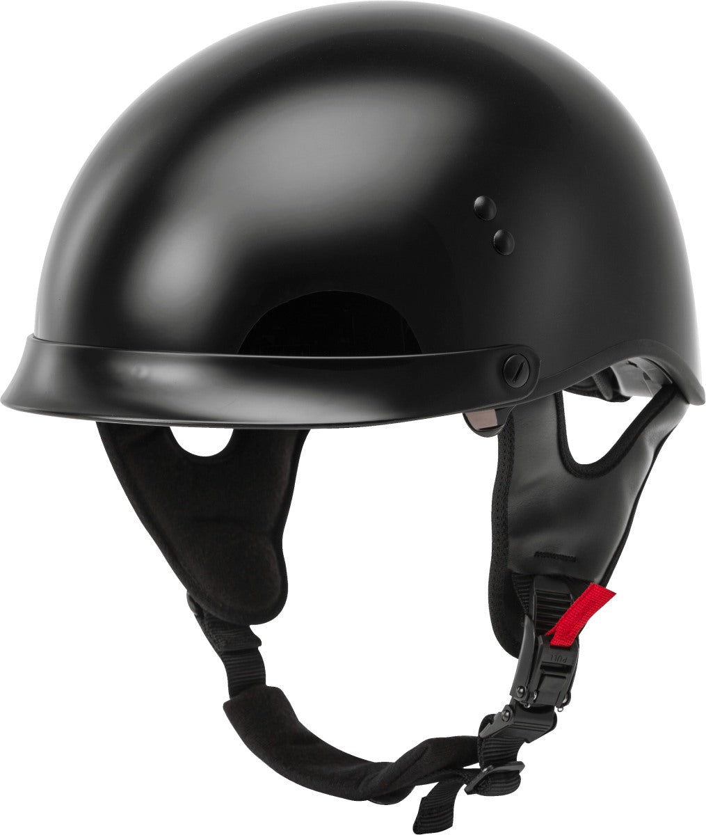 GMax HH-65 Full Dressed Half Helmet Black