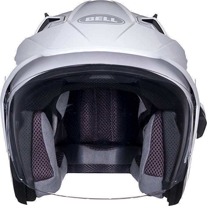 Bell Mag-9 Sena Pearl White Open Face Helmet
