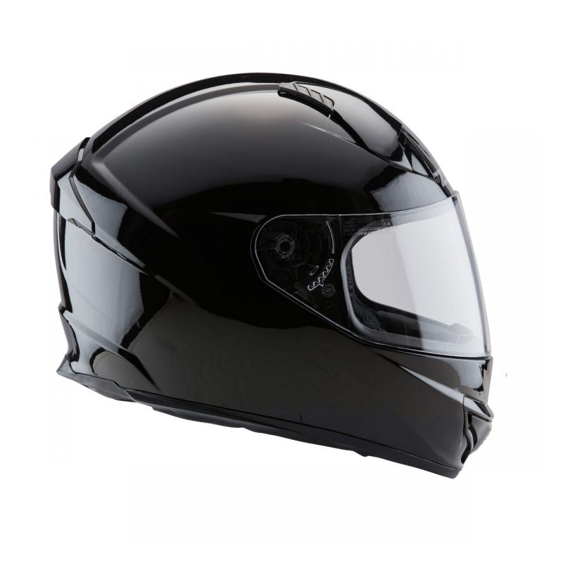 ZOX ST-11118 ‘Thunder 2’ Glossy Black Full-Face Motorcycle Helmet