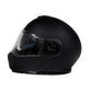 Milwaukee Helmets MPH9812DOT Flat Black Menace Advanced Motorcycle Modular Helmet Biker w/ Drop Down Visor