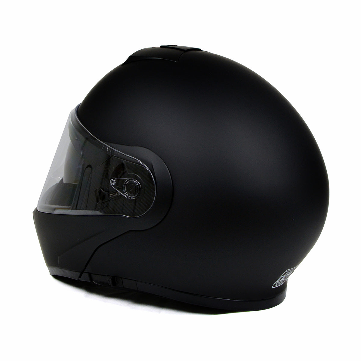 Milwaukee Helmets MPH9812DOT Flat Black Menace Advanced Motorcycle Modular Helmet Biker w/ Drop Down Visor