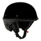 Milwaukee Helmets MPH9831DOT Rascal 3/4 Open Face Gloss Black 2 in 1 Motorcycle Biker DOT Helmet
