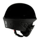 Milwaukee Helmets MPH9831DOT Rascal 3/4 Open Face Gloss Black 2 in 1 Motorcycle Biker DOT Helmet