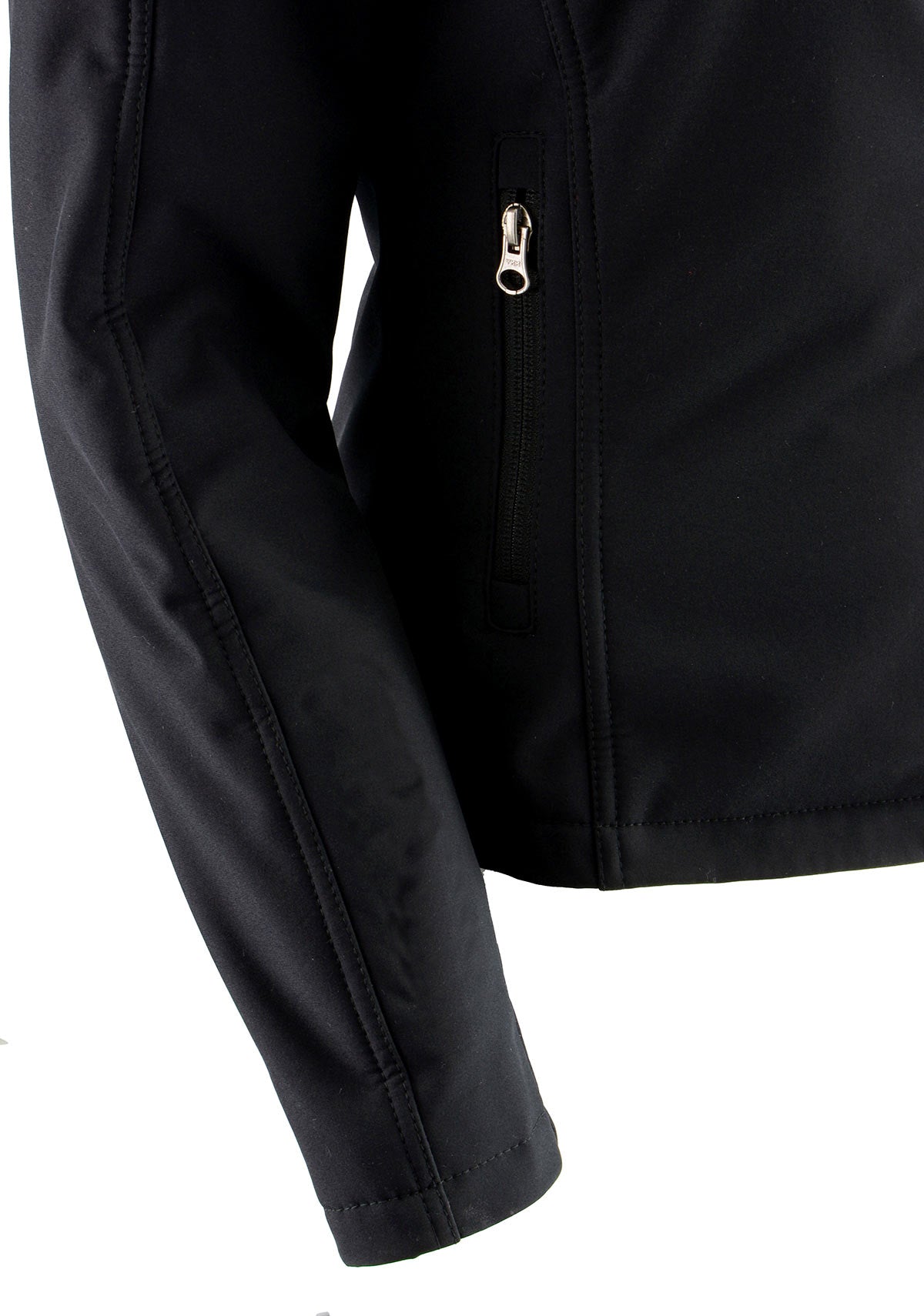 Nexgen Heat MPL2760SET Women's Black 'Heated' Soft Shell Zipper Front Heated Jacket for Riding Hunting