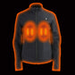 Nexgen Heat MPL2760SET Women's Black 'Heated' Soft Shell Zipper Front Heated Jacket for Riding Hunting