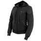 Nexgen Heat Women's Heated Hoodie Jacket - MPL2713SET Black - 3 Level, Motorcycle Riding, Winter Ready, Outdoors Use