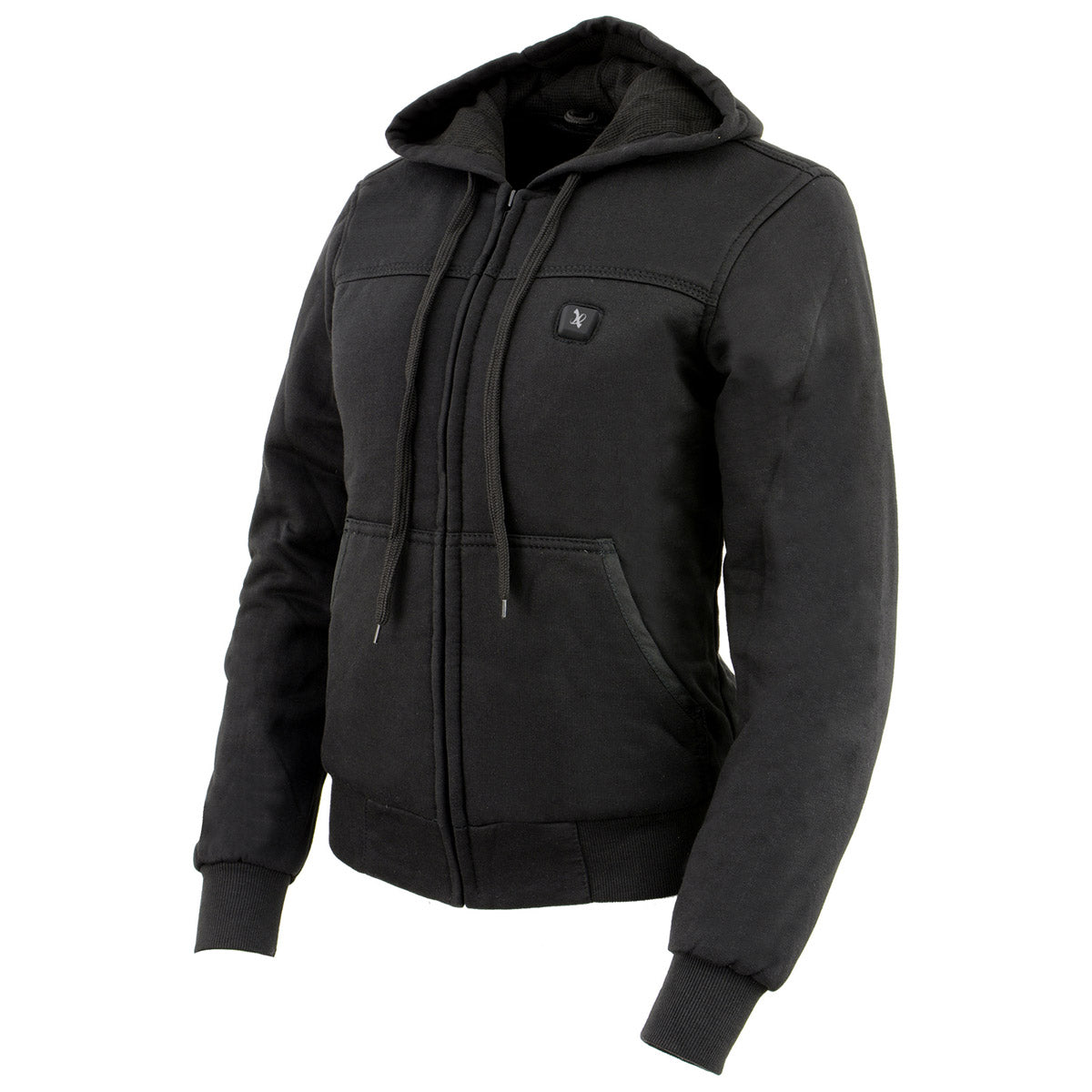 Nexgen Heat Women's Heated Hoodie Jacket - MPL2713SET Black - 3 Level, Motorcycle Riding, Winter Ready, Outdoors Use
