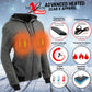 Nexgen Heat MPL2717DUAL Technology Women's Heated Hoodie - Grey Sweatshirt Jacket for Winter Season