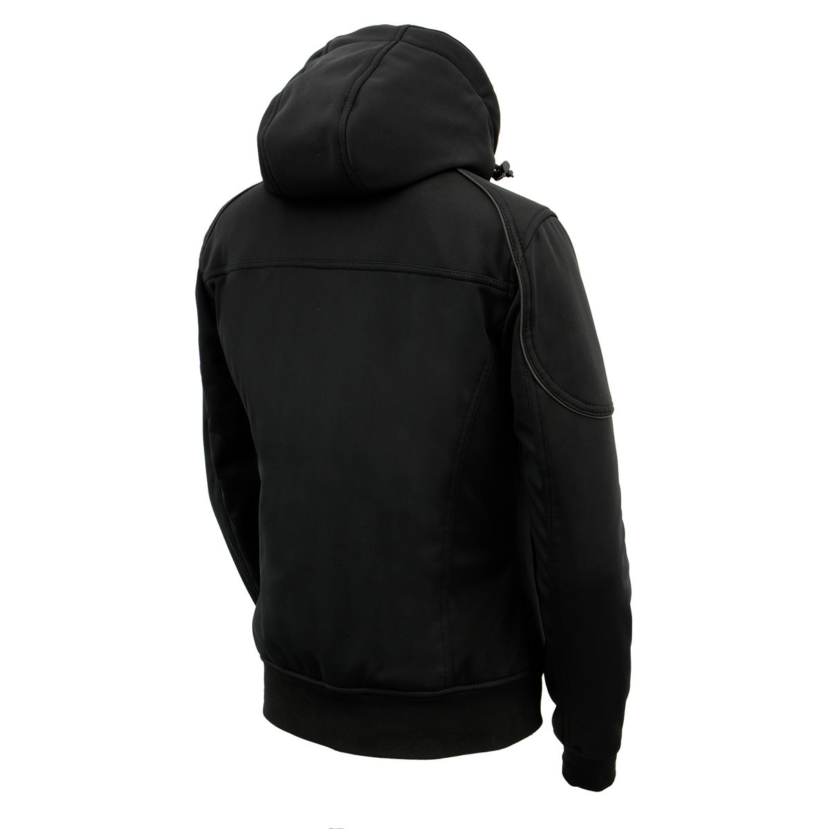 Nexgen Heat MPL2761SET Women's Black 'Heated' Soft Shell Racing Style Heated Jacket for Hiking Riding