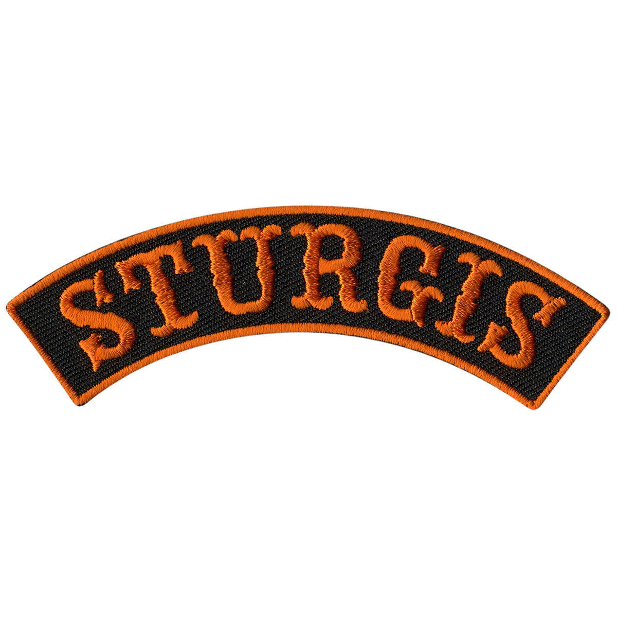 Hot Leathers Sturgis 4” X 1” Top Rocker Patch PPM4156